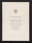 Invitation to Commencement Exercises 1941